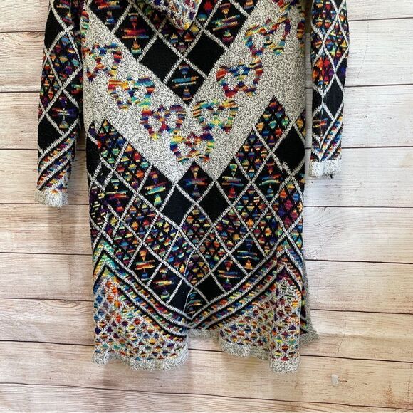 ANTHROPOLOGIE NORTHERN ANGEL SOUTHWEST GRANNYCORE HOODED SWEATER - Picture 6 of 7